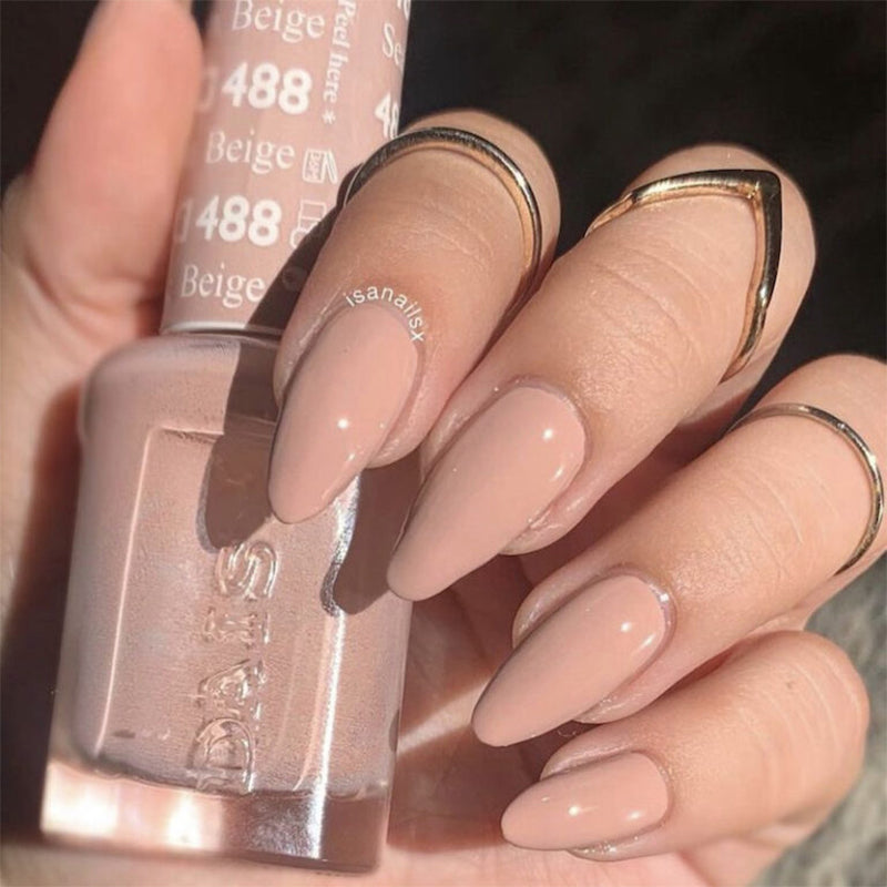 DND Season Beige Gel polish & Lacquer Duos #488