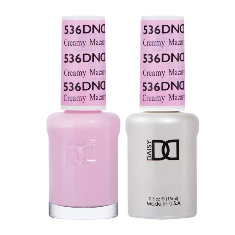 DND Creamy Macaroonn Gel polish & Lacquer Duos #536
