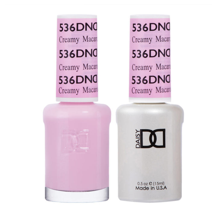 DND Creamy Macaroonn Gel polish & Lacquer Duos #536