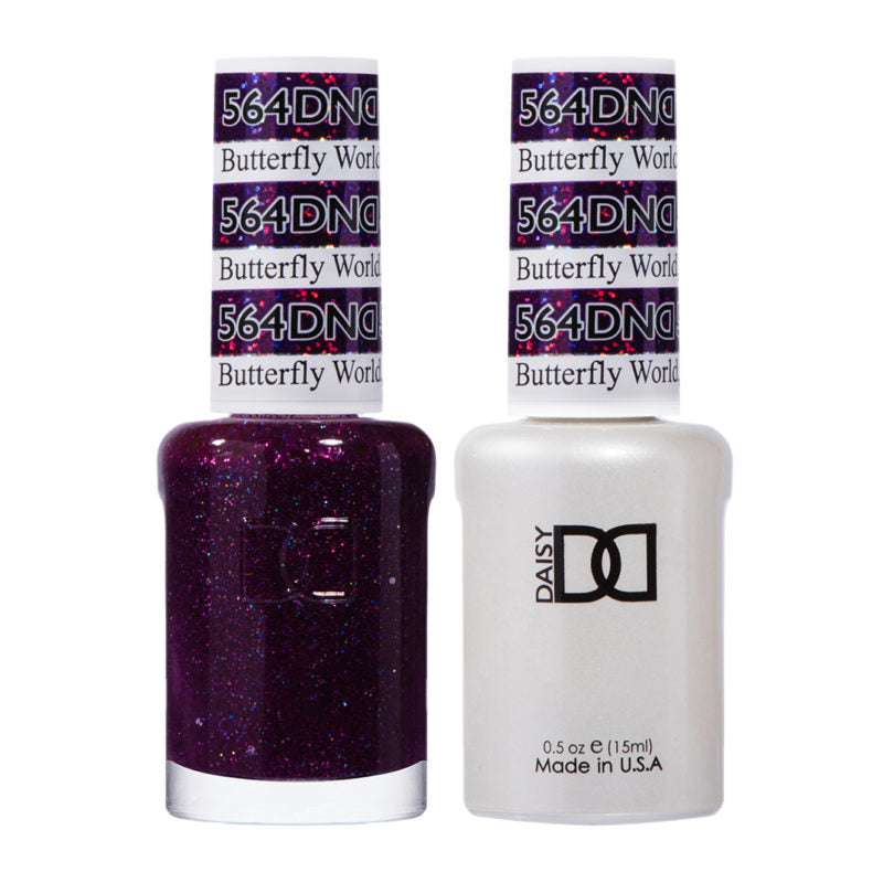 DND Butterfly World gel polish & Lacquer Duos #564