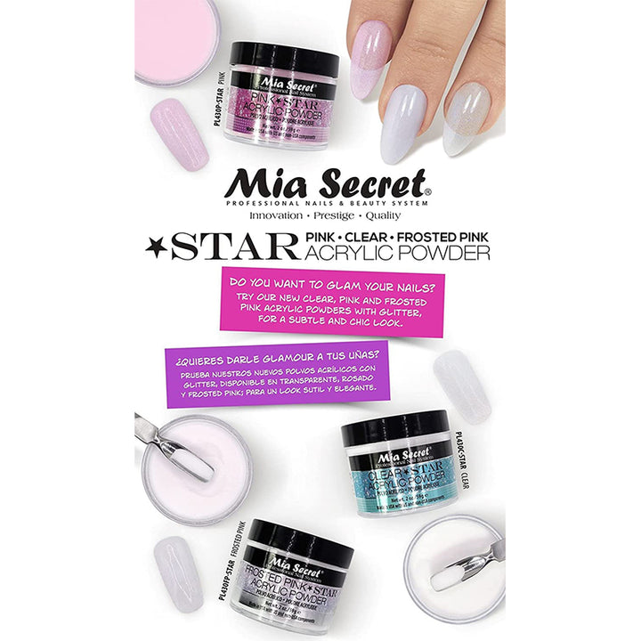 Mia secret - FROSTED PINK STAR ACRYLIC POWDER