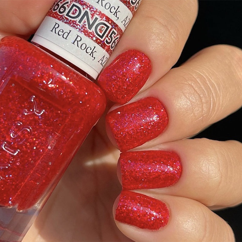 DND Red Rock gel polish & Lacquer Duos #566