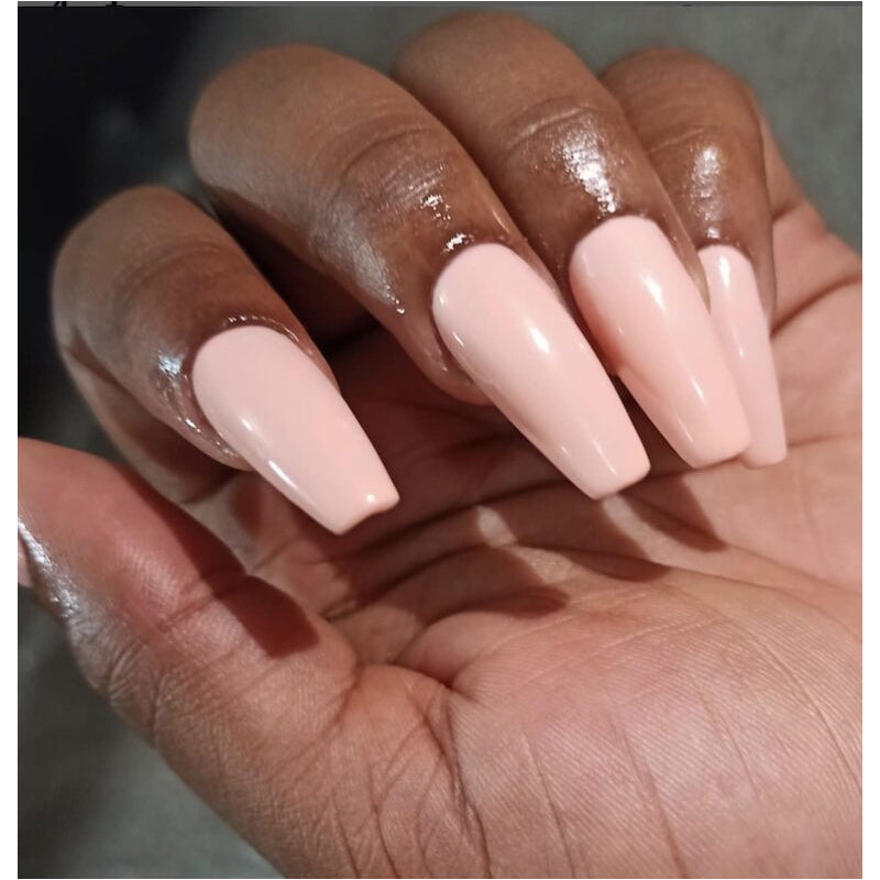 DND Peach Buff gel polish & Lacquer Duos #618