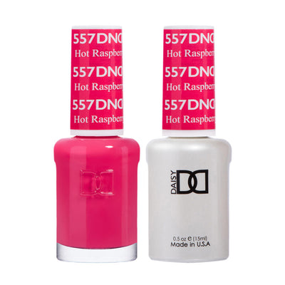 DND Hot Raspberry gel polish & Lacquer Duos #557