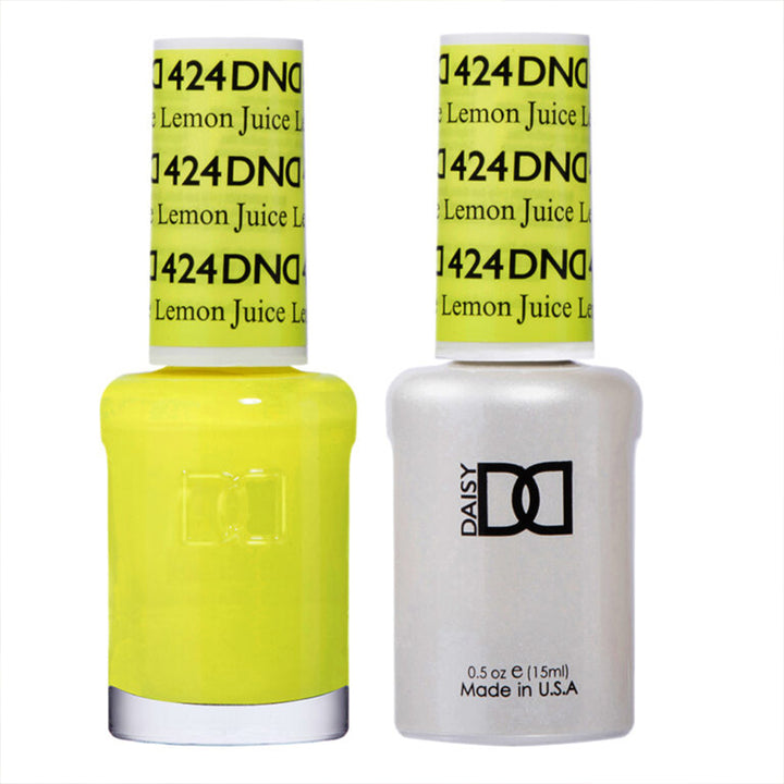 DND Lemon Juice Gel polish & Lacquer Duos #424