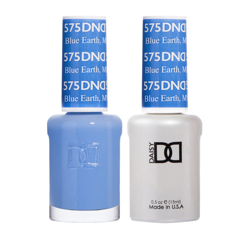 DND Blue Earth gel polish & Lacquer Duos #575