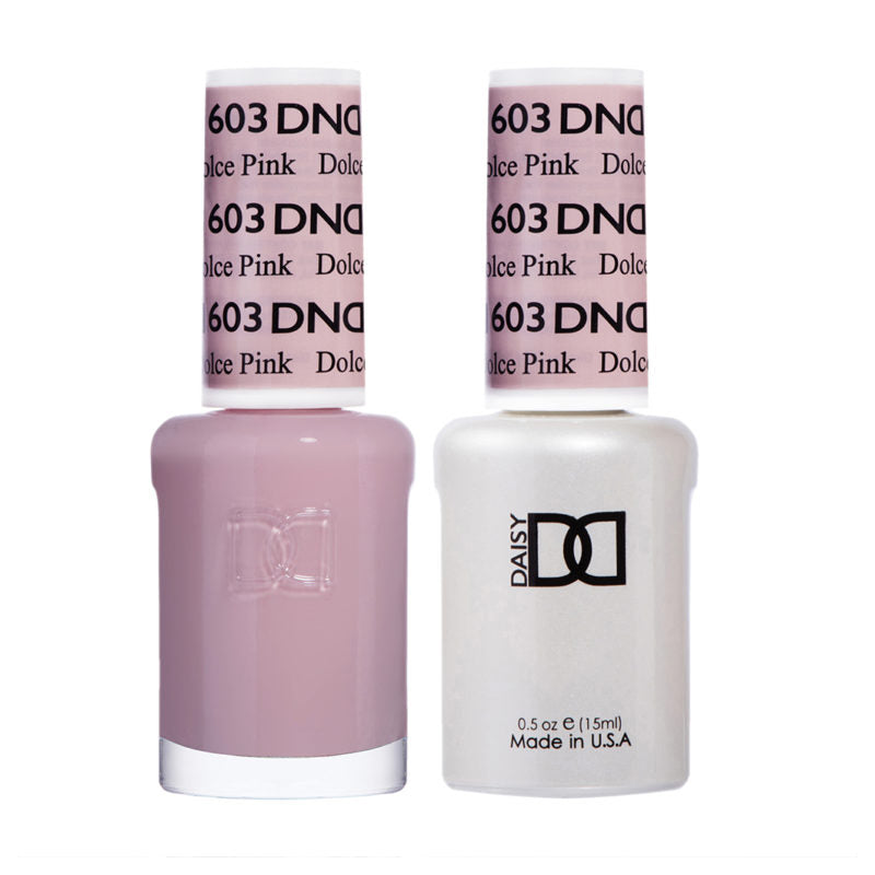 DND Dolce Pink gel polish & Lacquer Duos #603