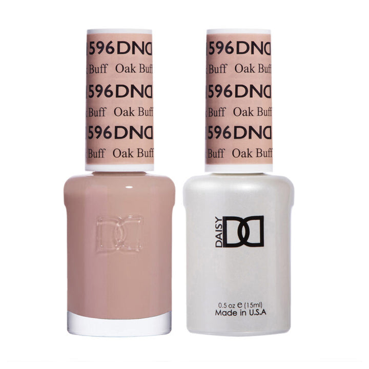 DND Oak Buff gel polish & Lacquer Duos #596