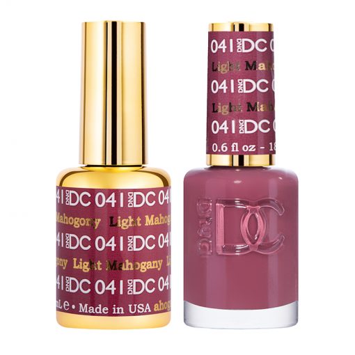 DC Light Mahogany Gel Polish & Lacquer Duos #041