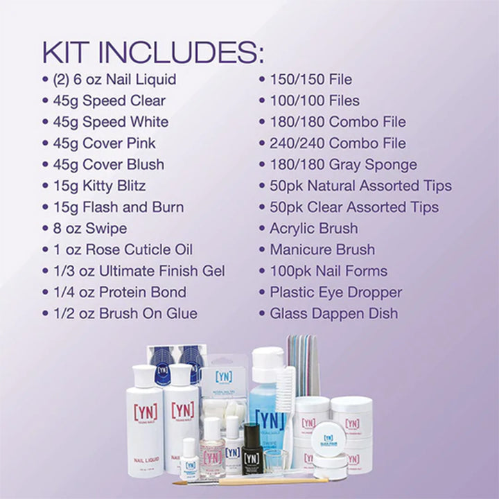Young nails - pro acrylic kit ultimate