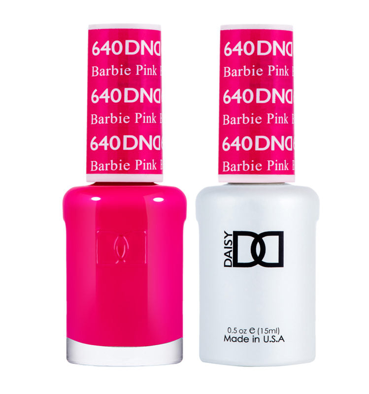 DND Barbie Pink gel polish & Lacquer Duos #640