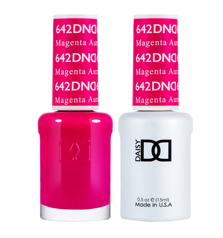 DND Magenta Aura gel polish & Lacquer Duos #642