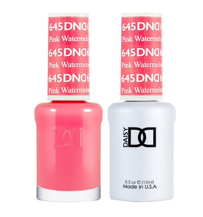 DND Pink Watermelon gel polish & Lacquer Duos #645