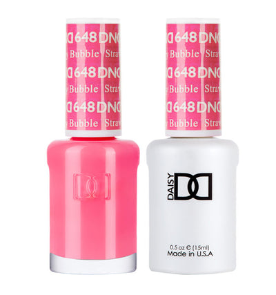 DND Strawberry Bubble gel polish & Lacquer Duos #648