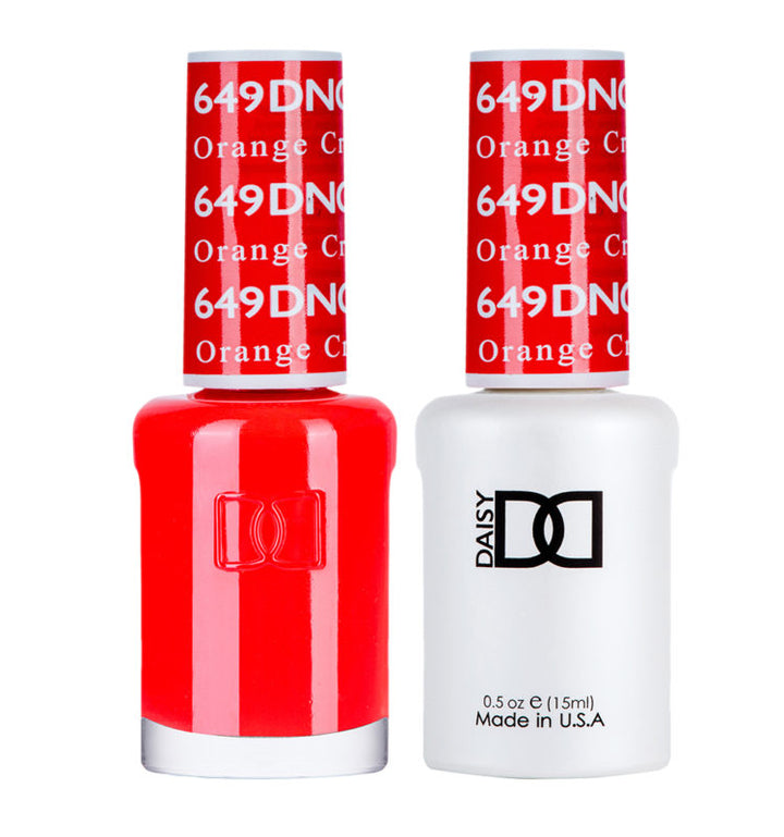 DND Orange Creamsicle gel polish & Lacquer Duos #649