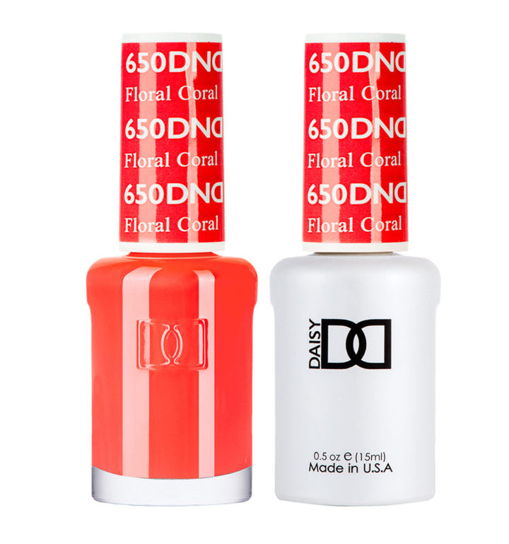 DND Foral Coral gel polish & Lacquer Duos #650