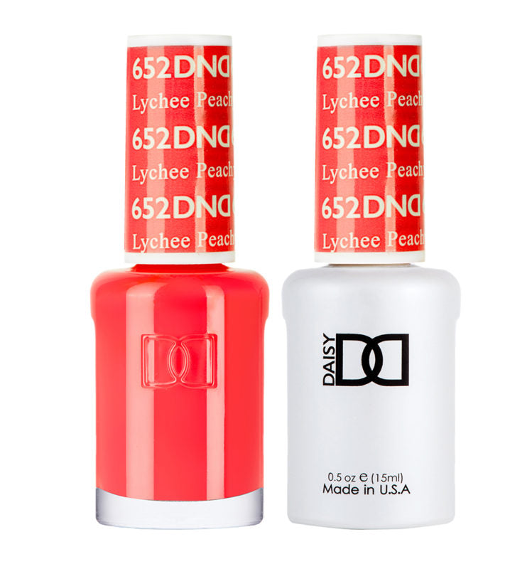 DND Lychee Peachy gel polish & Lacquer Duos #652