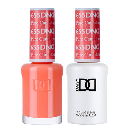 DND Pure Cataloupe gel polish & Lacquer Duos #655