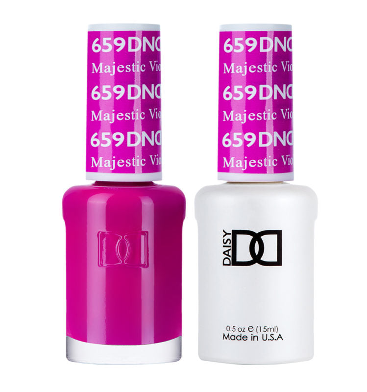 DND Majestic Violet gel polish & Lacquer Duos #659