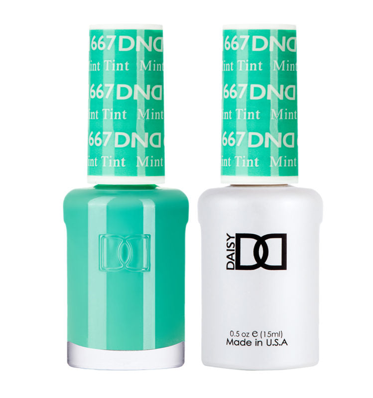 DND Mint Tint gel polish & Lacquer Duos #667