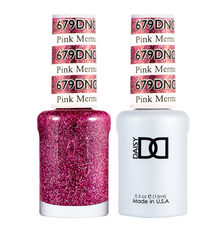 DND Pink Mermaid gel polish & Lacquer Duos #679