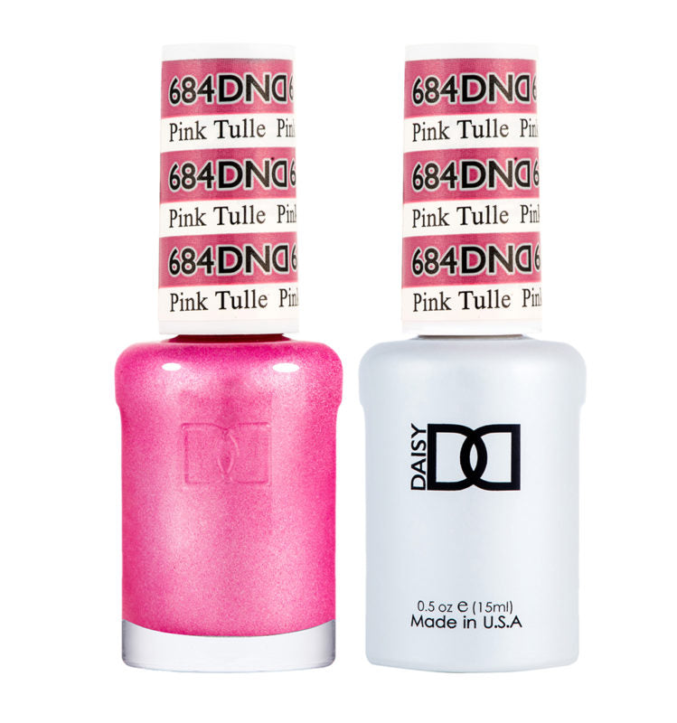 DND Pink Tulle gel polish & Lacquer Duos #684