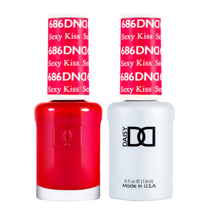 DND Sexy Kiss gel polish & Lacquer Duos #686