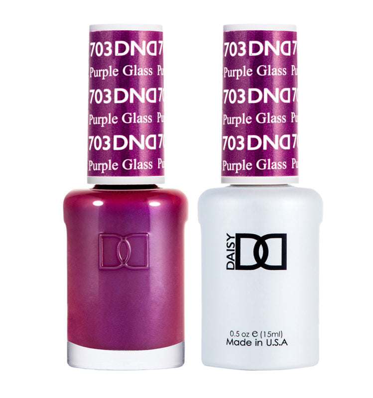 DND Purple Glass gel polish & Lacquer Duos #703