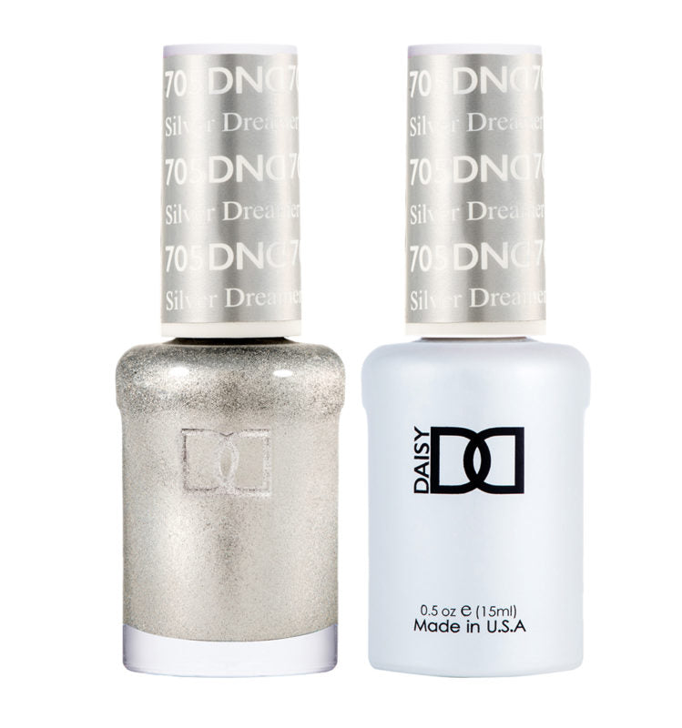 DND Silver Dreamer gel polish & Lacquer Duos #705
