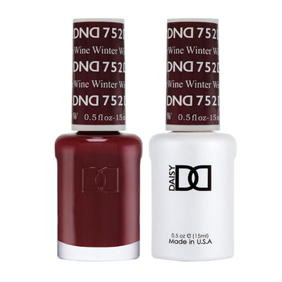 DND Winter Wine gel polish & Lacquer Duos #752