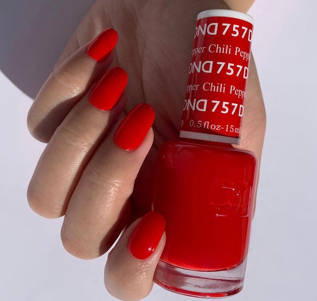 DND Chili Pepper gel polish & Lacquer Duos #757