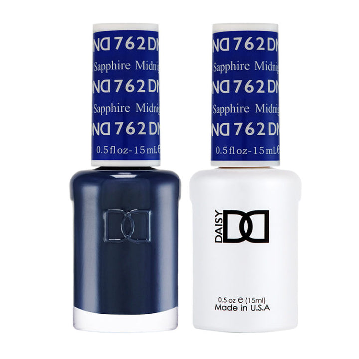 DND Midnight Sapphire gel polish & Lacquer Duos #762