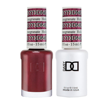 DND Holiday Pomegranate gel polish & Lacquer Duos #773