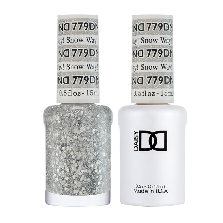 DND Snow Way! gel polish & Lacquer Duos #779