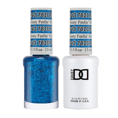 DND Feeling Frosty gel polish & Lacquer Duos #782