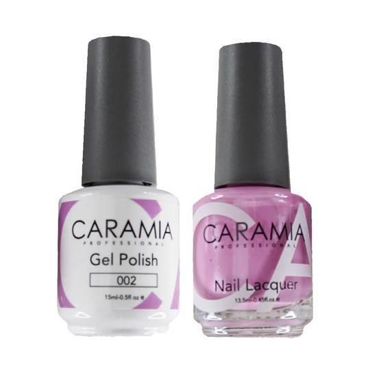 Caramia 002 - Caramia Gel Polish & Matching Nail Lacquer Duo Set - 0.5oz