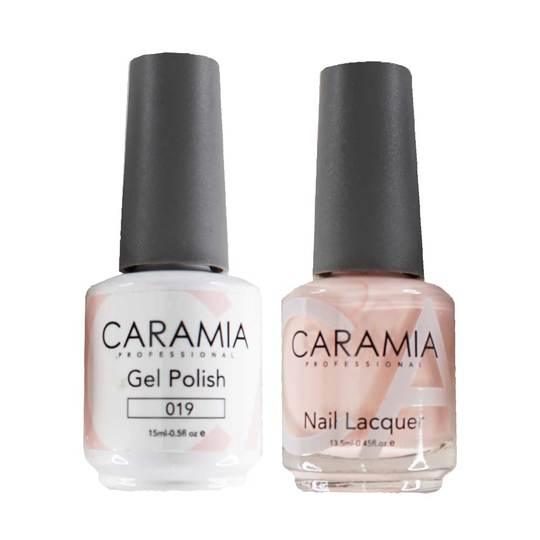 Caramia 019 - Caramia Gel Polish & Matching Nail Lacquer Duo Set - 0.5oz
