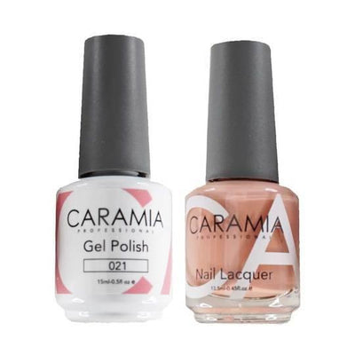 Caramia 021 - Caramia Gel Polish & Matching Nail Lacquer Duo Set - 0.5oz