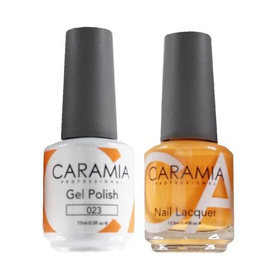 Caramia 023 - Caramia Gel Polish & Matching Nail Lacquer Duo Set - 0.5oz