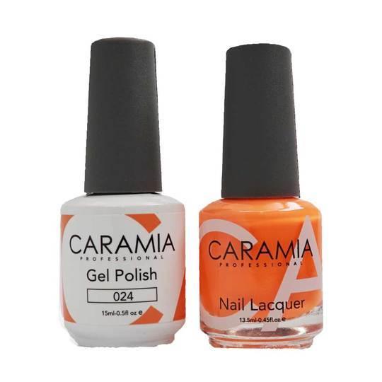 Caramia 024 - Caramia Gel Polish & Matching Nail Lacquer Duo Set - 0.5oz