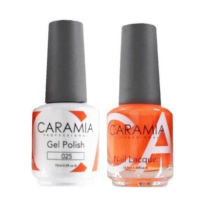 Caramia 025 - Caramia Gel Polish & Matching Nail Lacquer Duo Set - 0.5oz