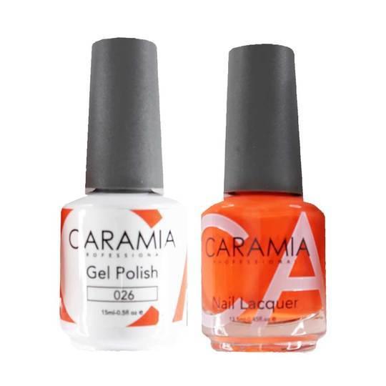 Caramia 026 - Caramia Gel Polish & Matching Nail Lacquer Duo Set - 0.5oz