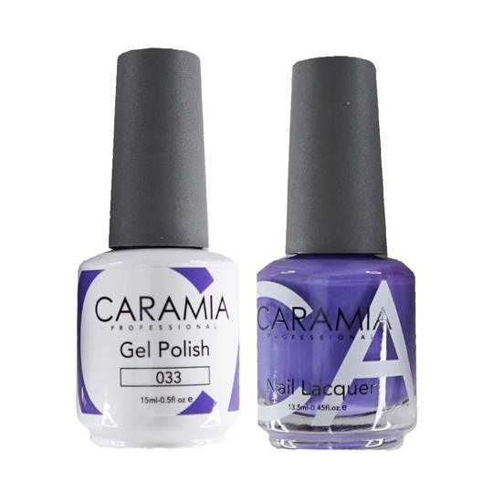 Caramia 033 - Caramia Gel Polish & Matching Nail Lacquer Duo Set - 0.5oz
