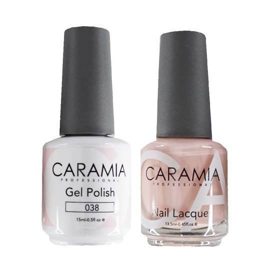Caramia 038 - Caramia Gel Polish & Matching Nail Lacquer Duo Set - 0.5oz