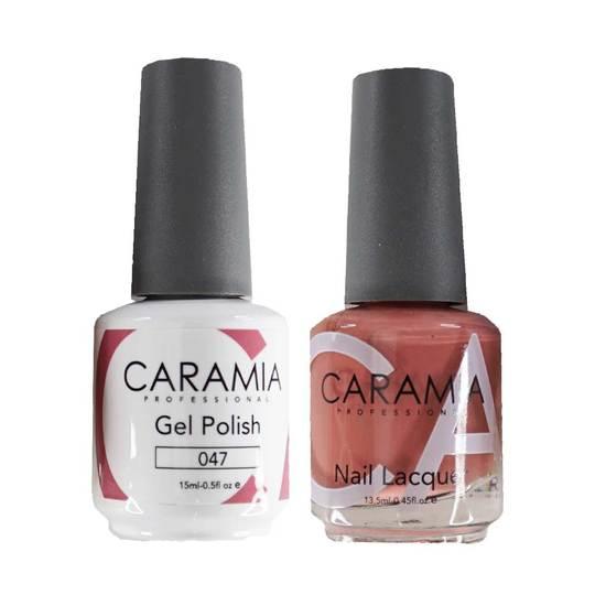 Caramia 047 - Caramia Gel Polish & Matching Nail Lacquer Duo Set - 0.5oz