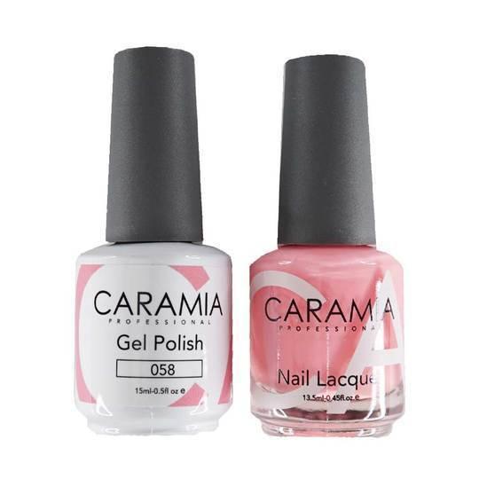 Caramia 058 - Caramia Gel Polish & Matching Nail Lacquer Duo Set - 0.5oz