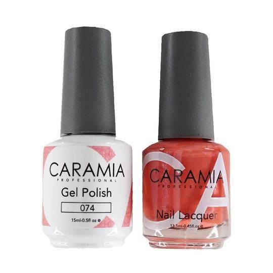 Caramia 074 - Caramia Gel Polish & Matching Nail Lacquer Duo Set - 0.5ozv
