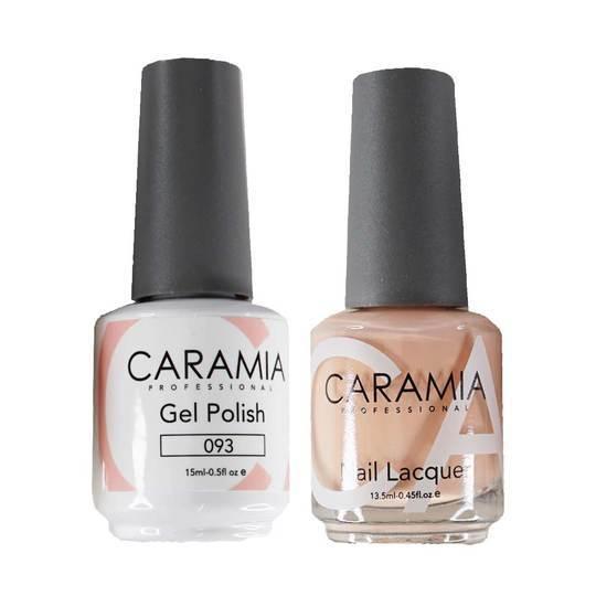 Caramia 093 - Caramia Gel Polish & Matching Nail Lacquer Duo Set - 0.5oz