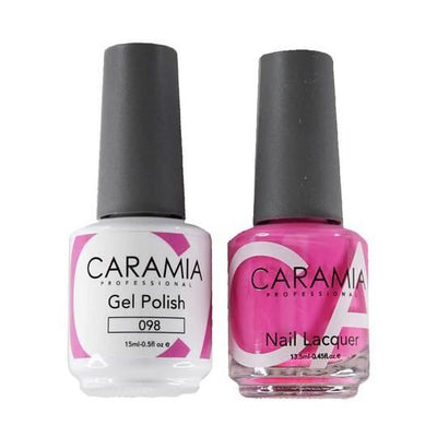 Caramia 098 - Caramia Gel Polish & Matching Nail Lacquer Duo Set - 0.5oz