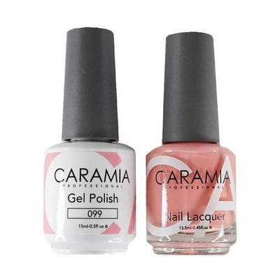 Caramia 099 - Caramia Gel Polish & Matching Nail Lacquer Duo Set - 0.5oz